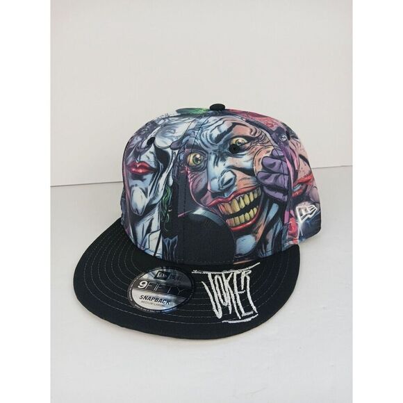 New Era Exclusive Batman The Joker All Over Print 9Fifty SnapBack Adjustable New - Picture 3 of 16